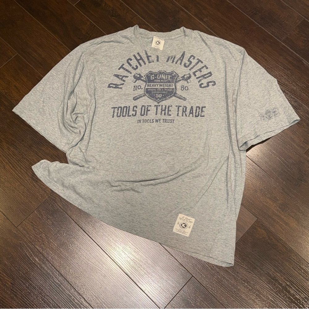 Vintage G-Unit “Ratchet Masters” T-Shirt Mens Size 2XL Grey Double Sided Graphic